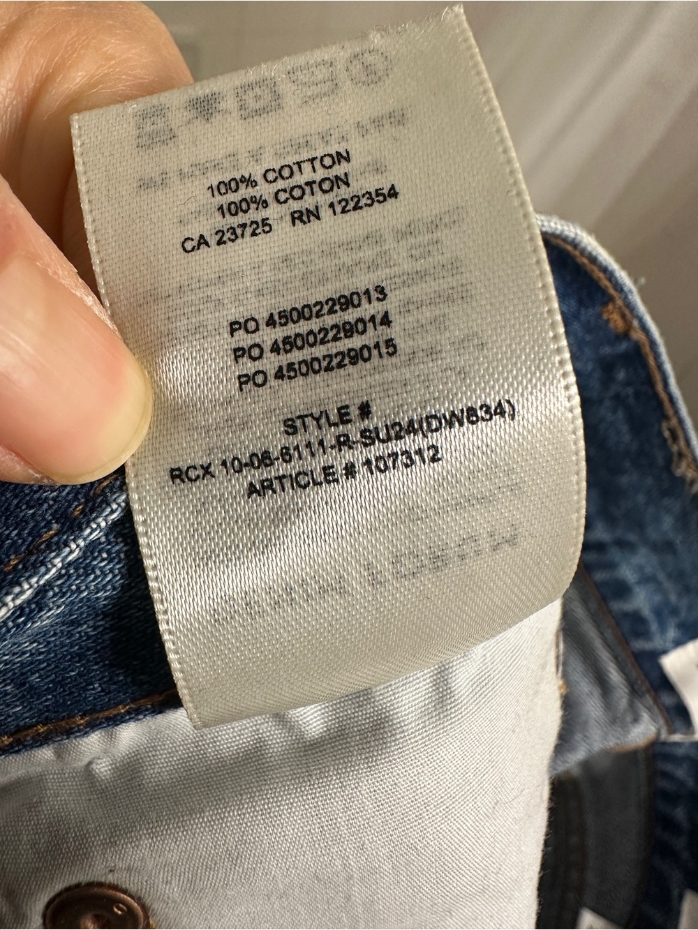 Denim forum Farrah Blue High Rise Wide-Leg Jeans - Picture 6 of 6